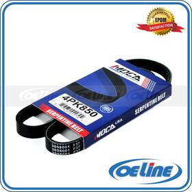 Oesp12434 Oeline Autoparts 4pk850 Epdm Serpentine Belt For Audi Dodge Kia Sportage Hyundai Tucson Nissan