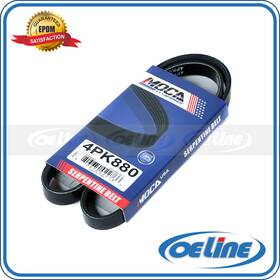 Oesp12438 Oeline Autoparts 4pk880 Epdm Serpentine Belt For 99-04 Toyota Camry Avalon Kia Rio Lexus Rx300