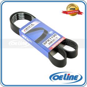Oesp12480 Oeline Autoparts 6pk1190 Epdm Serpentine Belt For Cadillac Cts Chrysler Ford Mercury Acura Tsx Tl