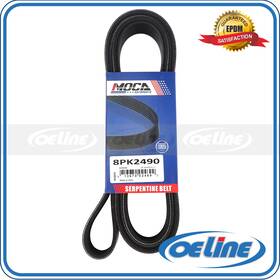 Oeline Autoparts Oesp12562 8pk2490 Epdm Serpentine Belt For Ford Expedition Lincoln Navigator 4.6l 5.4l