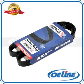 Oeline Autoparts Oesp12568 5pk880 Epdm Alt-power Serpentine Belt For 90 Honda Prelude 13-14 Subaru Impreza
