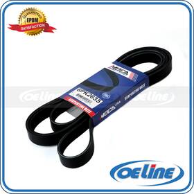 Oeline Autoparts Oesp12570 6pk2635 Epdm Serpentine Belt For Chevrolet G30 Ford Windstar Saab 900