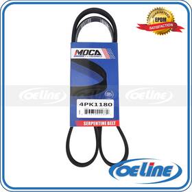 Oeline Autoparts Oesp12575 4pk1180 Epdm Serpentine Belt For 00-12 Toyota Yaris Echo Hatchback Dohc 1.5l L4