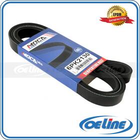 Oeline Autoparts Oesp12581 6pk2130 Epdm Serpentine Belt For Ford F-150 Focus Hyundai Sonata Kia Volkswagen