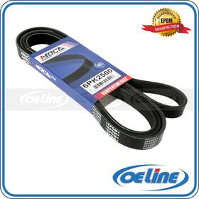 Oesp12585 Oeline Autoparts 6pk2500 Epdm Serpentine Belt For Chevrolet Chrysler Ford Gmc