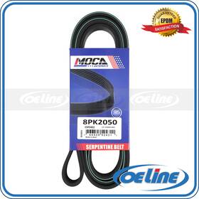 Oesp12619 Oeline Autoparts 8pk2050 Epdm Serpentine Belt For 1998-2002 Dodge Viper 8.0l V10 Ohv