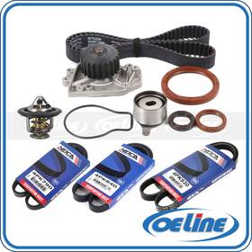 Oetbk01696 Oeline Autoparts Timing Belt Kit Water Pump 3x Drive For 94-96 Acura Integra 1.8l Dohc