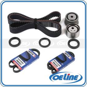 Oetbk01880 Oeline Autoparts For 1997-2004 Mitsubishi Diamante 3.5l V6 Sohc Timing Belt Kit 2 Serpentine