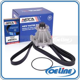 Oewp04675 Oeline Autoparts Water Pump With Belt For 06-10 Ford Explorer Lincoln Mercury 4.6l 5.4l M30 Hub