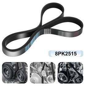 9069974192 Oemassive For Ford E E-250 F-350 1996-2008 8pk2515 8 Rib Multi V Drive Belts Ribbed V-belt