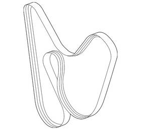 0pb-903-137-e Porsche Genuine Serpentine Belt