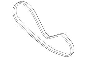 958-260-849-10 Porsche Genuine Ac Belt