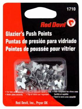 Red Devil 075339017104 12 Pack - 55pk Glazing Push Points 1710