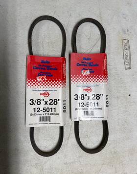 12-5011 Rotary 2 Belt Set Premium V-belt New Old Stock
