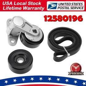 11204009 Sparkwhiz Accessory Belt Airconditioning Tensioner Kit For 00-06 Tahoe Yukon 4.8l 5.3l New