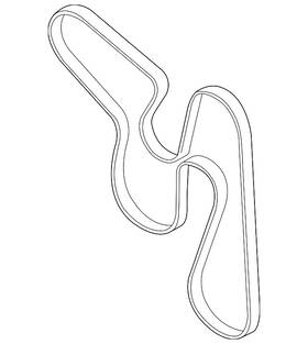 23780aa120 Subaru Genuine Serpentine Belt