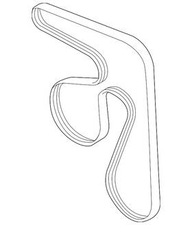 23780aa140 Subaru Genuine Serpentine Belt
