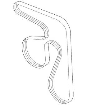 23780aa21a Subaru Genuine Serpentine Belt