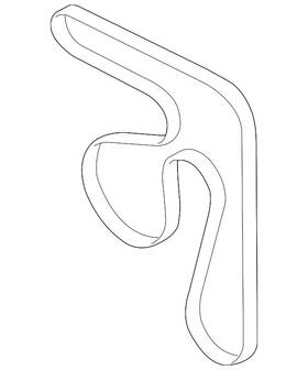 23780aa230 Subaru Genuine Serpentine Belt