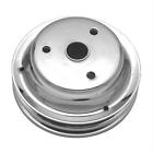 Sum-g3958 Summit Racing Crankshaft Pulley Steel Chrome Sbc Long 190861017313