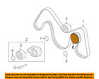 T2h1399 Jaguar Oem Belt Or
