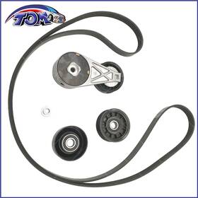 90k-38104c Tom Auto Parts Serpentine Belt Drive Component Kit For 06-09 Chevrolet Equinox Pontiac Torrent