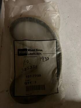 107-7739 Toro V-belt Oem V Belt Fits Wheel Horse Lawn-boy Deck Drive