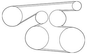 90916-02597 Toyota Genuine Serpentine Belt