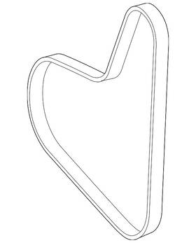 90916-02789 Toyota Genuine Serpentine Belt