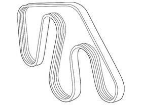 90916-02792 Toyota Genuine Serpentine Belt