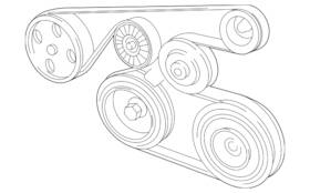 90916-02793 Toyota Genuine Serpentine Belt