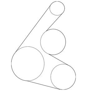 90916-a2018 Toyota Genuine Serpentine Belt