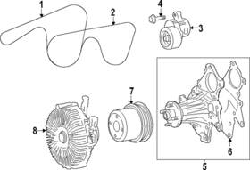 90916-a2028 Toyota Genuine Serpentine Belt