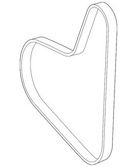 90916-a2035 Toyota Genuine Serpentine Belt