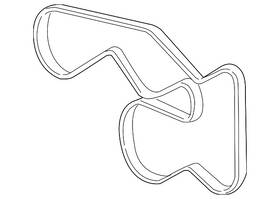 90916-a2037 Toyota Genuine Serpentine Belt