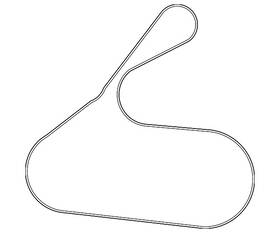 Toyota 90916-w2046 Genuine Serpentine Belt 90916w2046