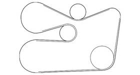 90916a2019 Toyota Genuine Serpentine Belt