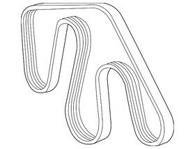 99367-h2120 Toyota Genuine Serpentine Belt