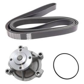 Bndl-119740 Trq For Ford Crown Victoria 2008 Engine Water Pump And Serpentine Belt Kit
