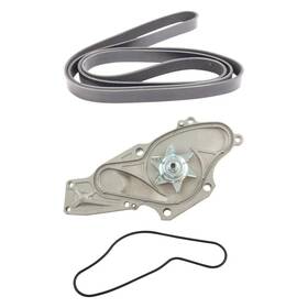 Bndl-119872 Trq For Honda Accord 2003-2012 Engine Water Pump And Serpentine Belt Kit