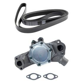 Bndl-119905 Trq For Gmc Savana 3500 1996 Engine Water Pump And Serpentine Belt Kit