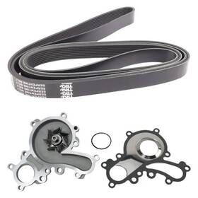 Bndl-120098 Trq Engine Water Pump And Serpentine Belt Kit