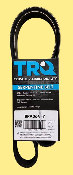 Bpa06477 Trq Serpentine Belt For Ford Explorer 2011-2019 #7086 Amz34