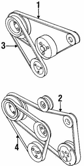 037-903-137-h Volkswagen Genuine Accessory Drive Belt