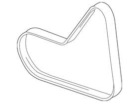 06f-260-849-l Volkswagen Genuine Serpentine Belt