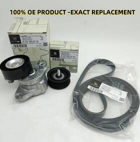 40540100 Weslie-autoparts New Oem Belt Tensioner Idler Pulley Drive 3pcs For Mercedes E350 Gle Glk Ml