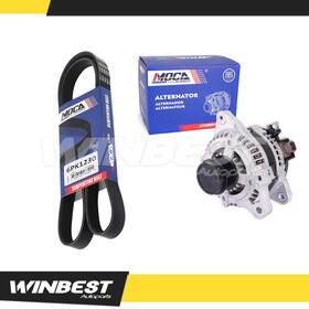 Wban85sp32 Winbest Autoparts Epdm Serpentine Belt 6pk1230 Fits Ford Escort Aerostar Toyota Corolla Mercury