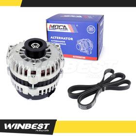Wban92sp74 Winbest Autoparts Serpentine Belt With Alternator For Cadillac Chevrolet Silverado Suburban Tahoe
