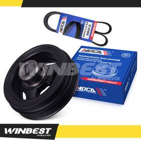 Wbhba01sp02 Winbest Autoparts Harmonic Balancer Serpentine Belt For Ford Edge Police Interceptor Lincoln Mazda