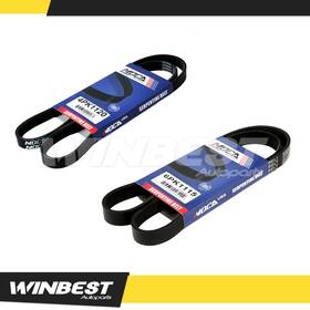 Wbsp2400 Winbest Autoparts Drive Belt Set Two Pc For 2002-2004 Honda Odyssey Alt-ac-pwr -6pk1165 4pk1120